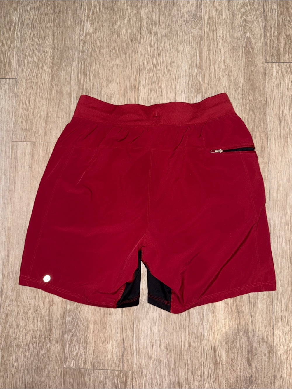 Men's Red Lululemon Shorts - Picture 2 of 5